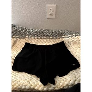 gap gapfit womens size XL shorts black‎ running lined athletic shorts